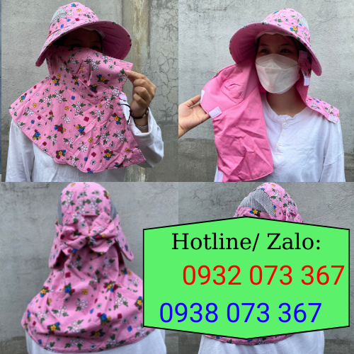 Sỉ rẻ mũ trùm đầu rộng vành che nắng hiệu quả mũ trùm đầu chống nắng