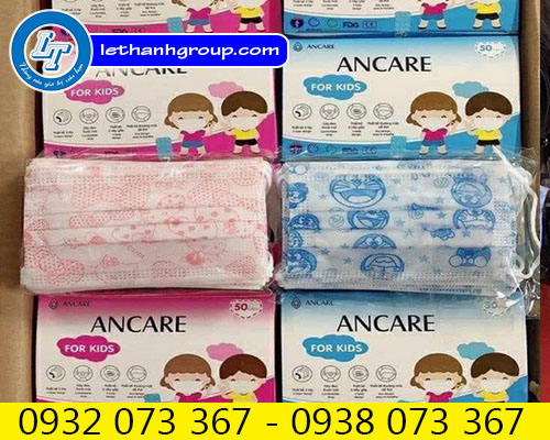 CUNG CẤP KHẨU TRANG Y TẾ 4 LỚP, HÀNG CÓ SẴN TẠI TPHCM KHẨU TRANG Y TẾ TRẺ EM ANCARE