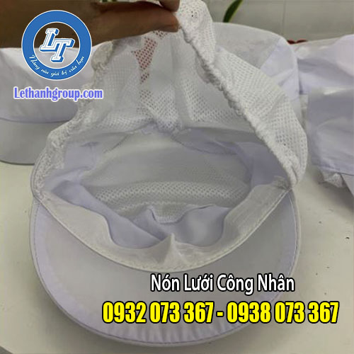 MŨ TRÙM ĐẦU VẢI LƯỚI CHO CÔNG NHÂN - BẢO HỘ GIÁ RẺ MŨ TRÙM ĐẦU MÀU TRẮNG