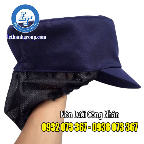 MŨ TRÙM ĐẦU VẢI LƯỚI CHO CÔNG NHÂN - BẢO HỘ GIÁ RẺ nón trùm đầu màu xanh