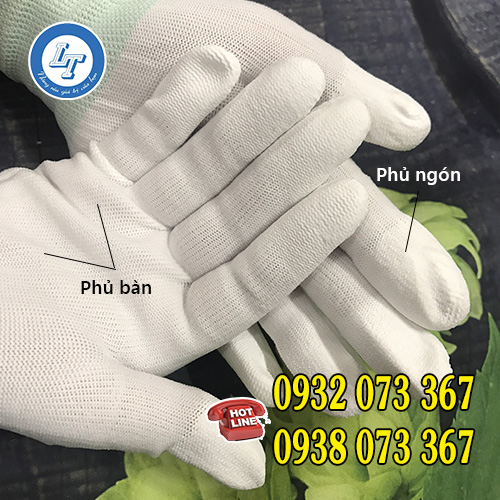 GĂNG TAY PU PHỦ BÀN VÀ PHỦ ĐẦU NGÓN Ở ĐÂU BÁN GIÁ RẺ găng tay PU phủ bàn
