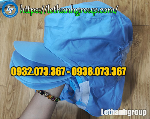 nón trùm đầu thủy sản nón trùm đầu thủy sản màu xanh