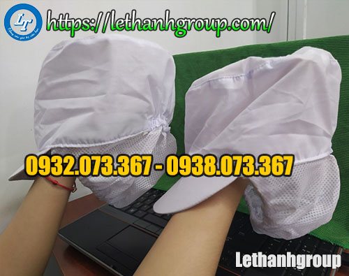 nón trùm đầu thủy sản nón trùm đầu thủy sản màu trắng không có khẩu trang