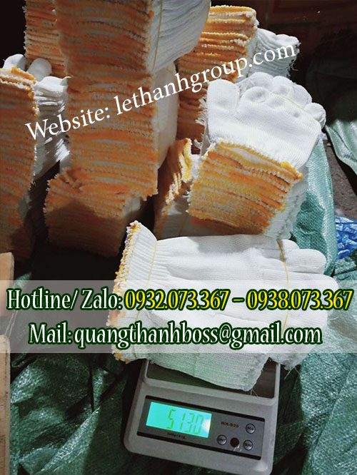 GĂNG TAY POLY TRẮNG