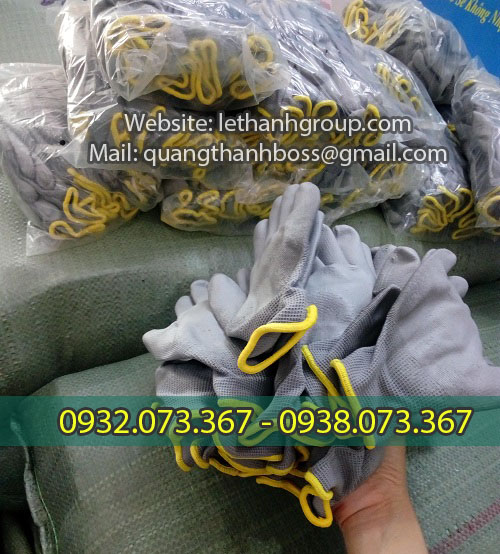 găng tay phủ pu  găng tay phủ pu