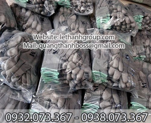 găng tay phủ pu chống tĩnh điện màu xám găng tay phủ pu chống tĩnh điện màu xám
