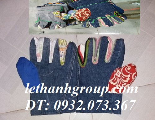 găng tay vải jean