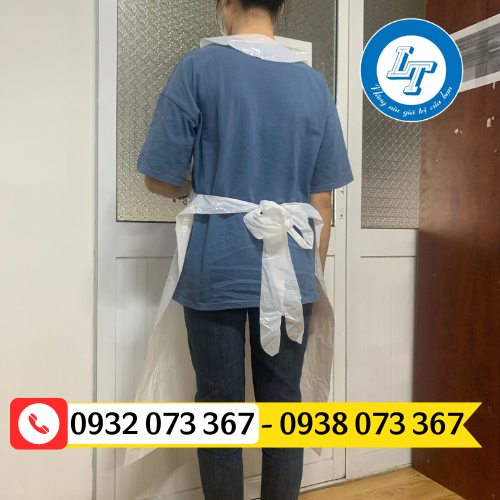 NƠI BÁN TẠP DỀ NILON DÙNG 1 LẦN GIÁ RẺ tạp dề y tế