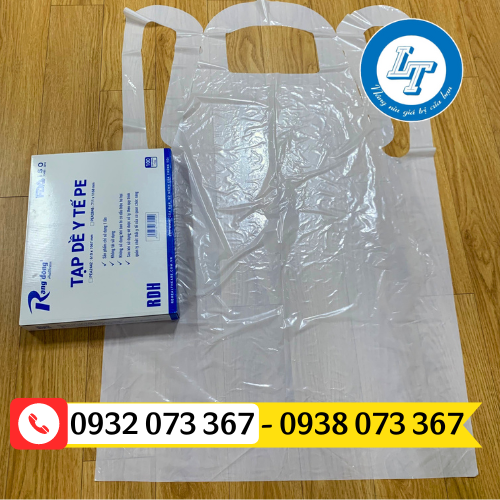 NƠI BÁN TẠP DỀ NILON DÙNG 1 LẦN GIÁ RẺ tạp dề nilon