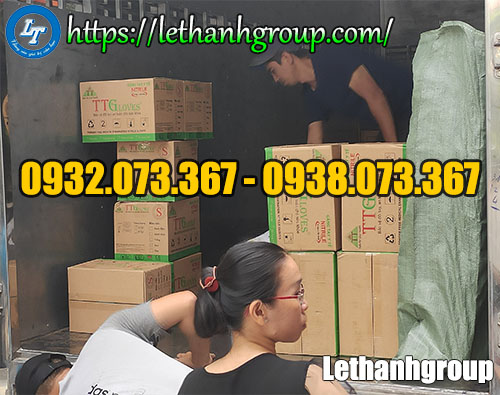 Găng tay y tế lên xe giao hàng Găng tay y tế