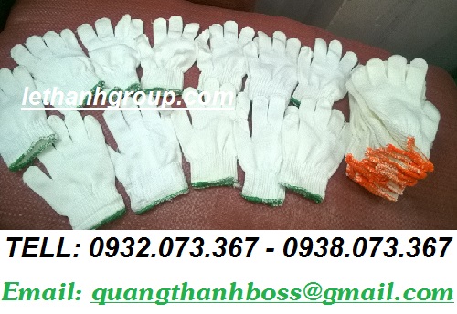 GĂNG TAY LEN TRẮNG POLY