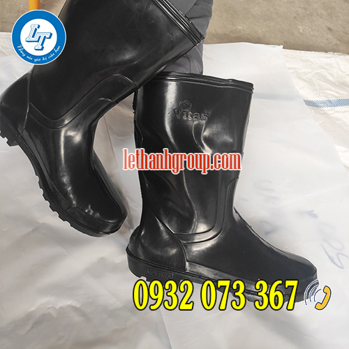 ỦNG CAO SU CHỐNG NƯỚC MÀU ĐEN CHẤT LƯỢNG CAO TẠI LÊ THANH ủng cao su Vitas