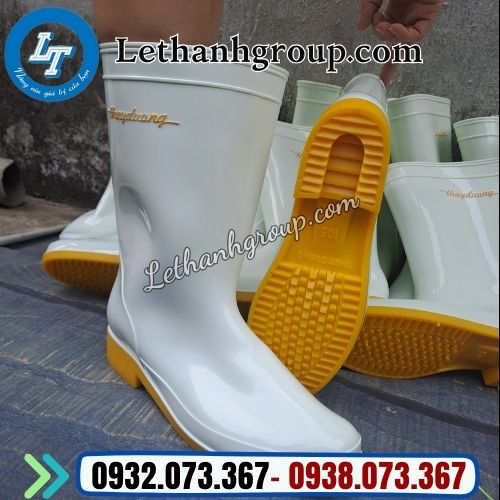 ủng cao su thùy dương màu trắng đế vàng giá sỉ rẻ chất lượng cao ủng cao su thùy dương màu trắng đế vàng giá sỉ rẻ chất lượng cao