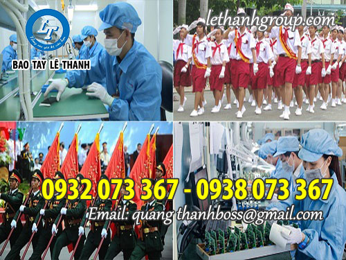 Nhận may găng tay vải cotton, poly chào đón Tết Ứng dụng của găng tay vải trăng