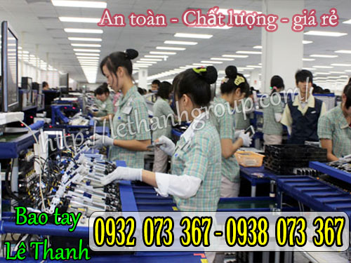 Găng tay vải trắng dùng trong thiết bị điện tử Găng tay vải trắng dùng trong thiết bị điện tử