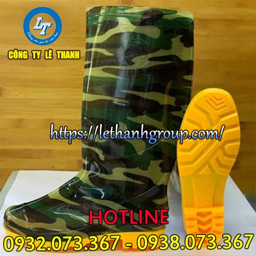 Ủng cao su rằn ri đế vàng giá sỉ cho các nhà phân phối 7 Ủng cao su rằn ri đế vàng