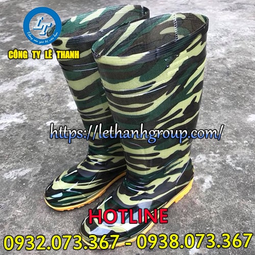 Ủng cao su rằn ri đế vàng giá sỉ cho các nhà phân phối 6 Ủng cao su rằn ri đế vàng