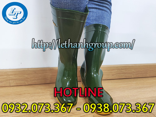 Ủng cao su Thùy Dương xanh rêu Ủng cao su Thùy Dương xanh rêu