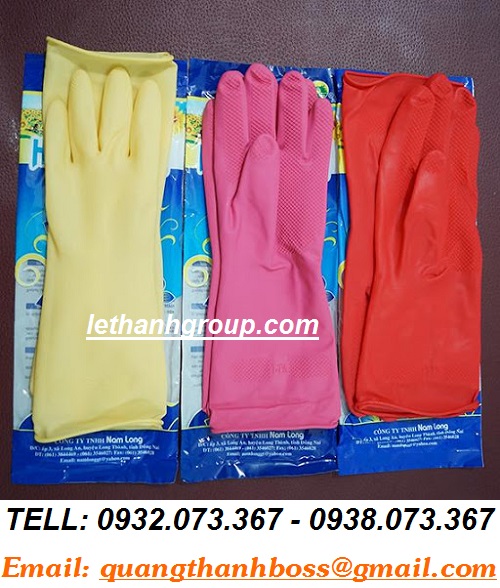 GĂNG TAY CAO SU LÊ THANH