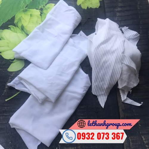 CUNG CẤP VẢI LAU CÔNG NGHIỆP MÀU TRẮNG GIÁ RẺ TẠI TPHCM vải lau màu trắng