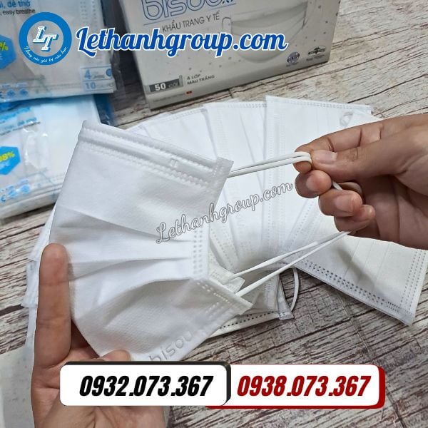 khẩu trang y tế 4 lớp dày dặn mềm mại giá sỉ rẻ hcm
