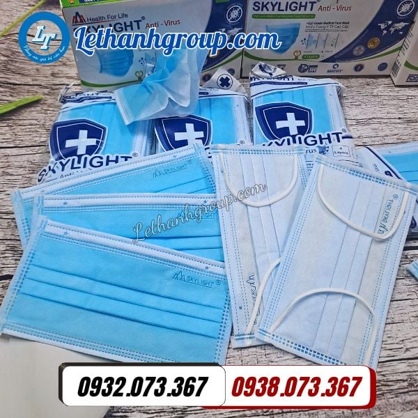 khẩu trang y tế 4 lớp xanh giá sỉ tận gốc