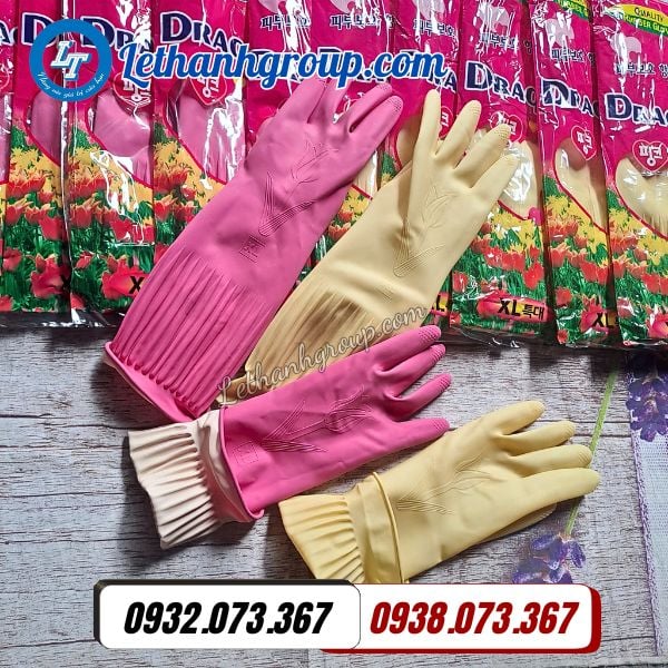 kho găng tay cao su nam long nếp nhăn giá sỉ rẻ miền nam