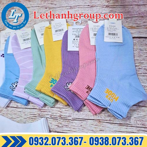 kho vớ tất nữ cổ ngắn giá sỉ đủ màu tại tphcm