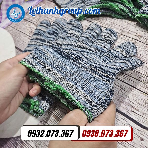 mối mua găng tay len muối tiêu nhạt giá sỉ chất lượng