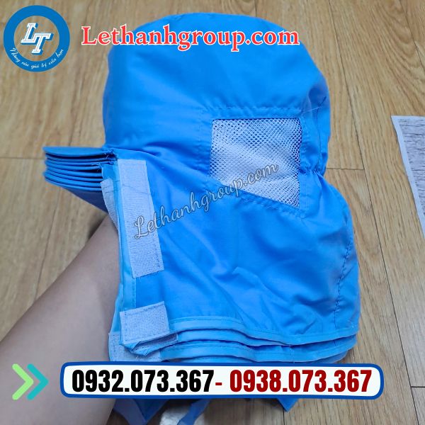 mũ trùm đầu thủy sản xanh giá sỉ rẻ cho công nhân