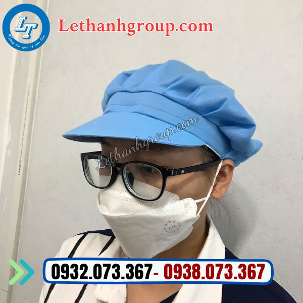 mũ vải xanh công nhân giá sỉ rẻ chất lượng