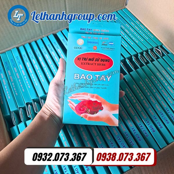 mua găng tay xốp nilon an toàn giá sỉ chất lượng cao