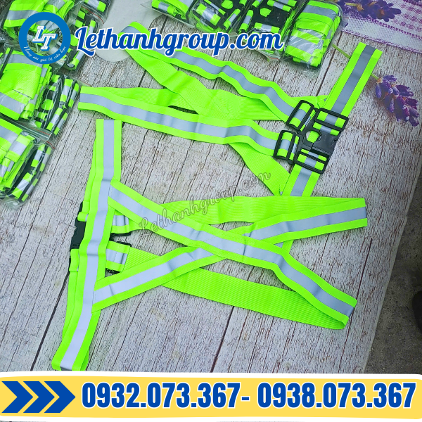 mua sỉ áo phản quang dây thun màu xanh chuối giá xưởng