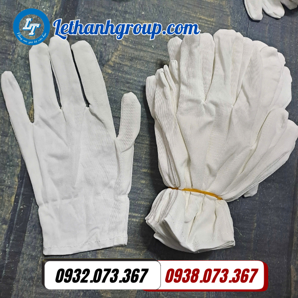 mua sỉ bao tay vải thun trắng mỏng tại hcm