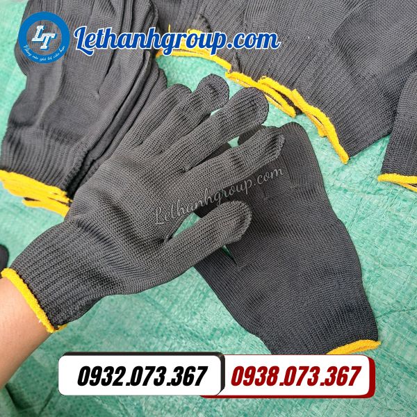 mua sỉ găng tay len poly đen 50g giá rẻ giao hàng tận nơi tại hcm
