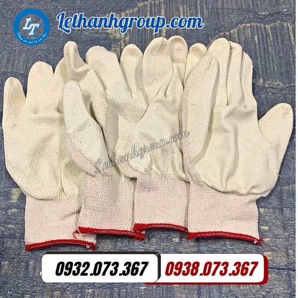 mua sỉ găng tay nhúng nhựa trắng đủ trọng lượng giá rẻ tận gốc