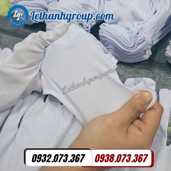 mua sỉ găng tay vải thun trắng t9 giá rẻ giao nhanh toàn quốc