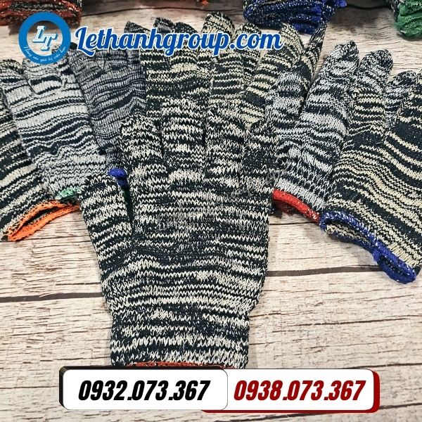 mua sỉ lẻ giá gốc bao 500 đôi găng tay len màu muối tiêu 100g hàng dày đủ ký
