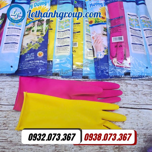 nguồn cung sỉ găng tay cao su hướng dương giá rẻ uy tín toàn quốc