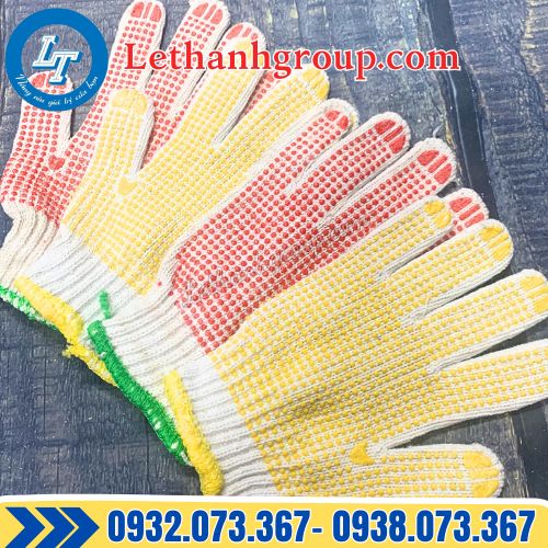 nguồn cung sỉ lẻ bao tay len phủ hạt nhựa chất lượng đủ mẫu