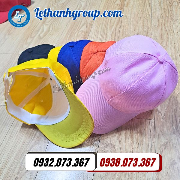 nón kết trơn quai dán giá sỉ