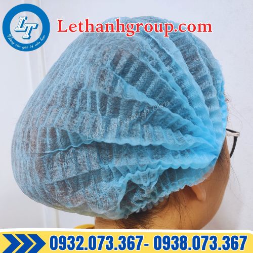 nón mũ con sâu xanh dùng 1 lần tiện lợi giá rẻ