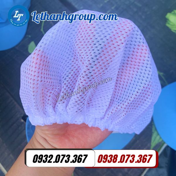 nón vải phối lưới trùm đầu đủ màu giá sỉ rẻ hcm