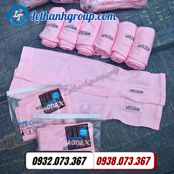 ống tay chống nắng thun lạnh aqua màu hông giá sỉ hottrend