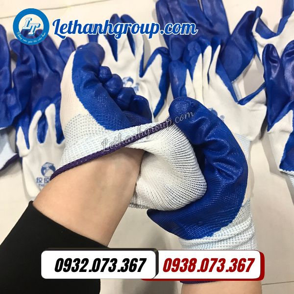 phân phối chính ngạch găng tay phủ sơn xanh giá sỉ cực rẻ