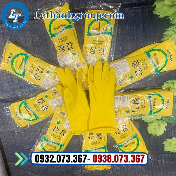 phân phối sỉ găng tay cao su sắc cầu vòng giá rẻ tận kho xưởng