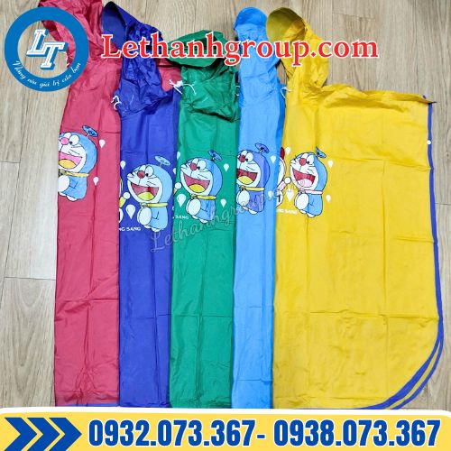 sỉ giá rẻ áo mưa canh dơi trẻ em họa tiết in sẵn