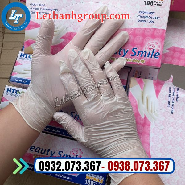 sỉ giá rẻ găng tay y tế không bột htc chính hãng