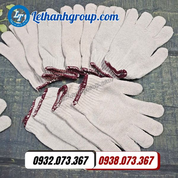 sỉ rẻ găng tay len kem 80g viền nâu giá hấp dẫn