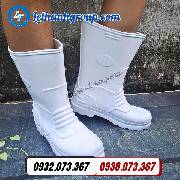 sỉ ủng xốp siêu nhẹ vac màu trắng giá gốc tận xưởng